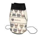Hipster Cats Neoprene Drawstring Backpack (Personalized)