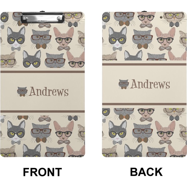 Hipster Cats Clipboard (Legal) (Front + Back)
