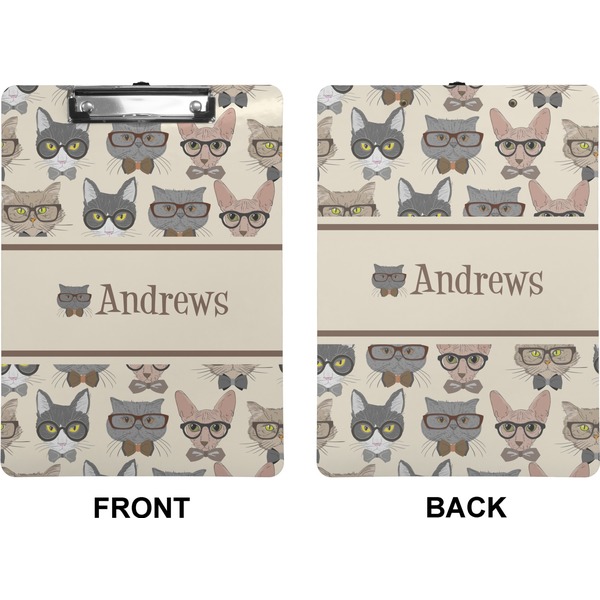 Hipster Cats Clipboard (Letter) (Front + Back)