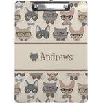 Hipster Cats Clipboard (Personalized)