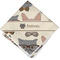 Hipster Cats Cloth Napkins - Personalized Lunch (Folded Four Corners)