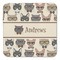 Hipster Cats Coaster Set - FRONT (one)