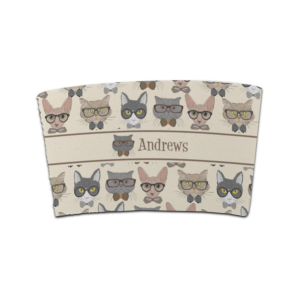 Custom Hipster Cats Coffee Cup Sleeve (Personalized)