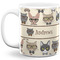 Hipster Cats Coffee Mug - 11 oz - Full- White