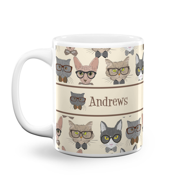 Custom Hipster Cats Coffee Mug (Personalized)
