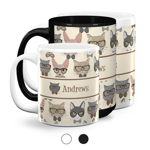 Hipster Cats Coffee Mugs Main