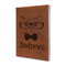 Hipster Cats Cognac Leatherette Journal - Main