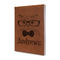 Hipster Cats Leatherette Journal - Double Sided (Personalized)