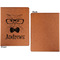 Hipster Cats Cognac Leatherette Portfolios with Notepad - Small - Single Sided- Apvl