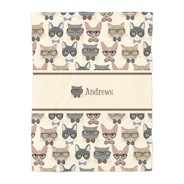 Hipster Cats Comforter - Twin - Front