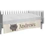 Hipster Cats Crib Skirt (Personalized)