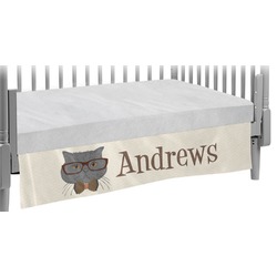 Hipster Cats Crib Skirt (Personalized)
