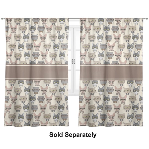 Hipster Cats Curtains