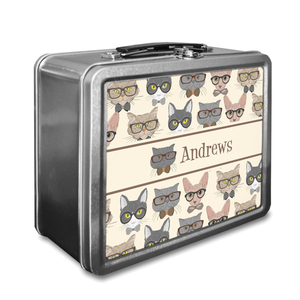 Custom Hipster Cats Lunch Box (Personalized)