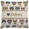 Hipster Cats Decorative Pillow Case (Personalized)