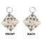 Hipster Cats Diamond Keychain (Front + Back)
