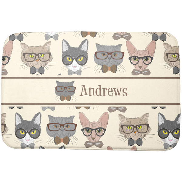 Custom Hipster Cats Dish Drying Mat (Personalized)