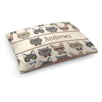 Hipster Cats Dog Bed - Medium w/ Name or Text
