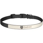 Hipster Cats Dog Collar - Large (Personalized)