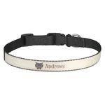 Hipster Cats Dog Collar - Medium (Personalized)