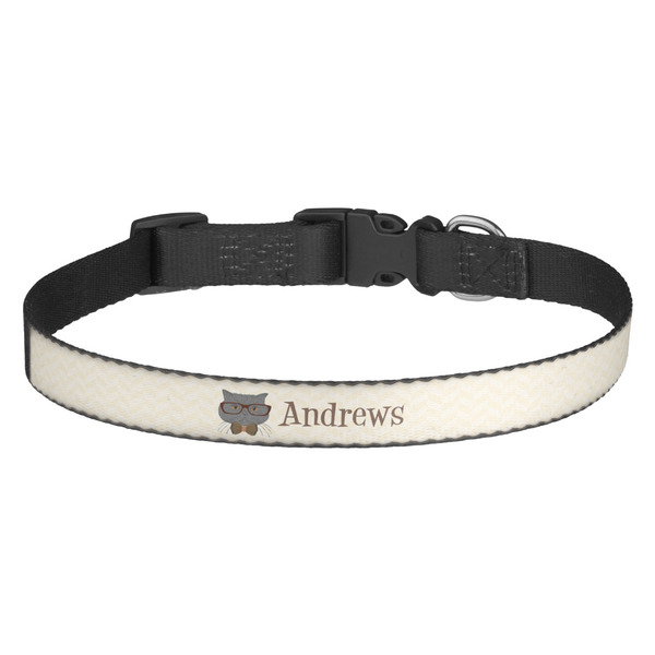 Custom Hipster Cats Dog Collar (Personalized)