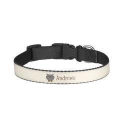 Hipster Cats Dog Collar - Small (Personalized)