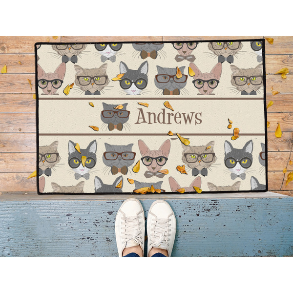 Hipster Cats Door Mat - LIFESTYLE (Med)