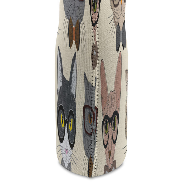Hipster Cats Double Wine Tote - DETAIL 2 (new)