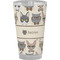 Hipster Cats Pint Glass - Full Color - Front View