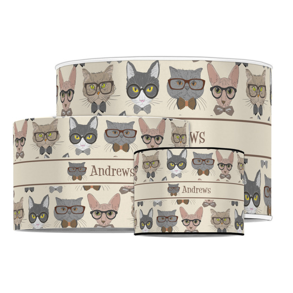 Hipster Cats Drum Lampshades - MAIN