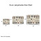 Hipster Cats Drum Lampshades - Sizing Chart