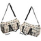 Hipster Cats Duffle bag large front and back sides