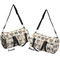 Hipster Cats Duffle bag small front and back sides