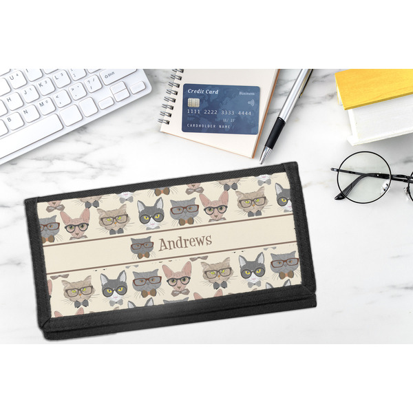 Hipster Cats DyeTrans Checkbook Cover - LIFESTYLE