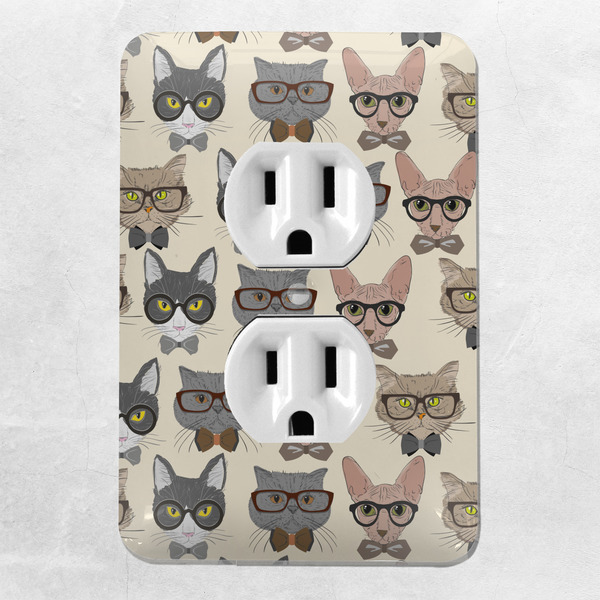 Hipster Cats Electric Outlet Plate - LIFESTYLE