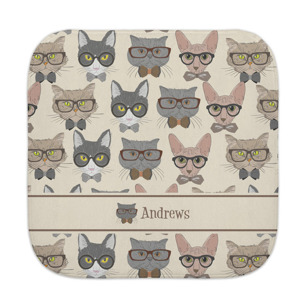 Custom Hipster Cats Face Towel (Personalized)
