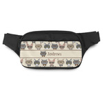 Hipster Cats Fanny Pack - Modern Style (Personalized)