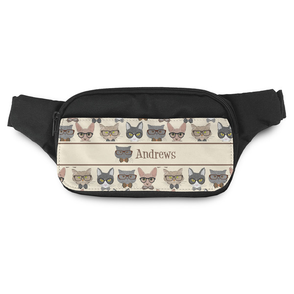Custom Hipster Cats Fanny Pack - Modern Style (Personalized)