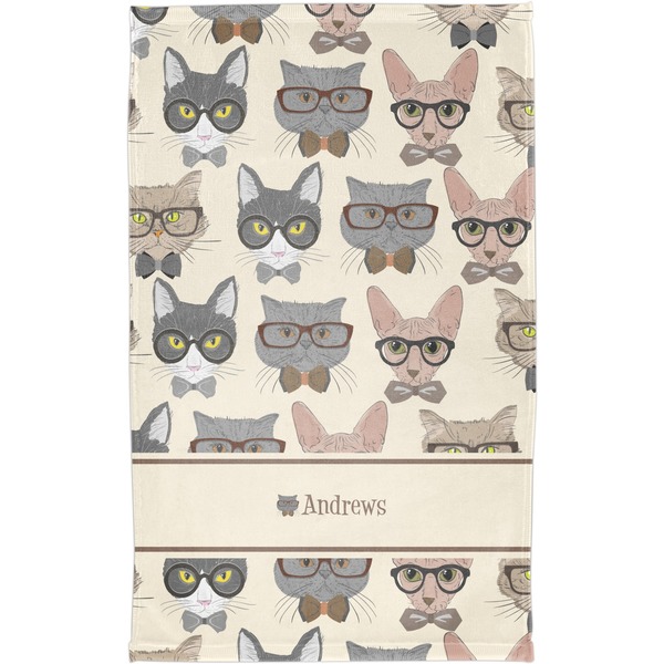 Hipster Cats Finger Tip Towel - Full View