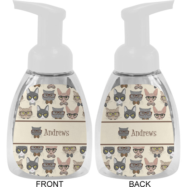 Hipster Cats Foam Soap Bottle Approval - White