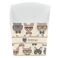 Hipster Cats French Fry Favor Boxes (Personalized)