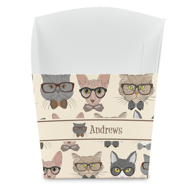 Custom Hipster Cats French Fry Favor Boxes (Personalized)
