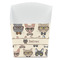 Hipster Cats French Fry Favor Box - Front View