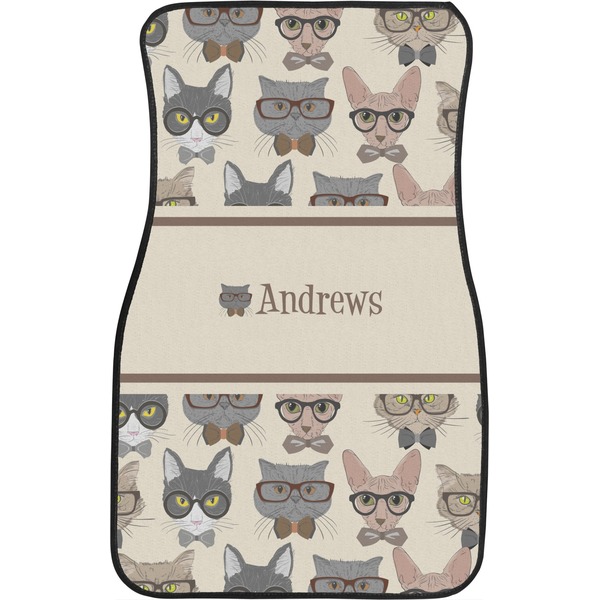 Hipster Cats Front Seat Car Mat