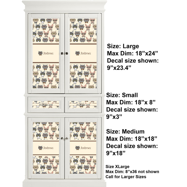 Hipster Cats Full Cabinet (Show Sizes)