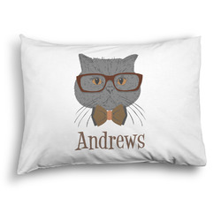 Hipster Cats Pillow Case - Standard - Graphic (Personalized)