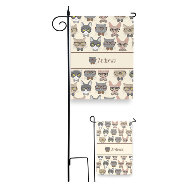 Hipster Cats Garden Flag - PARENT/MAIN