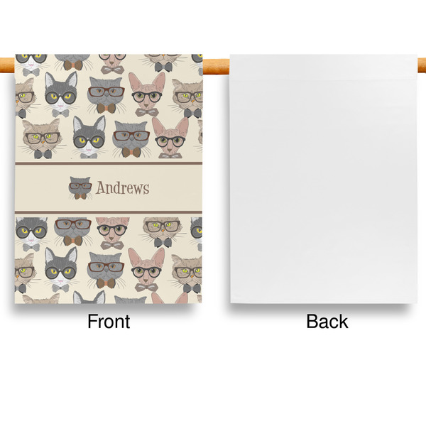 Hipster Cats Garden Flags - Large - Single Sided - APPROVAL