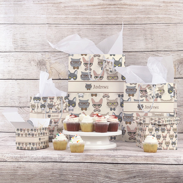 Hipster Cats Gift Bags - In Context