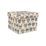 Hipster Cats Gift Box with Lid - Canvas Wrapped - Small (Personalized)